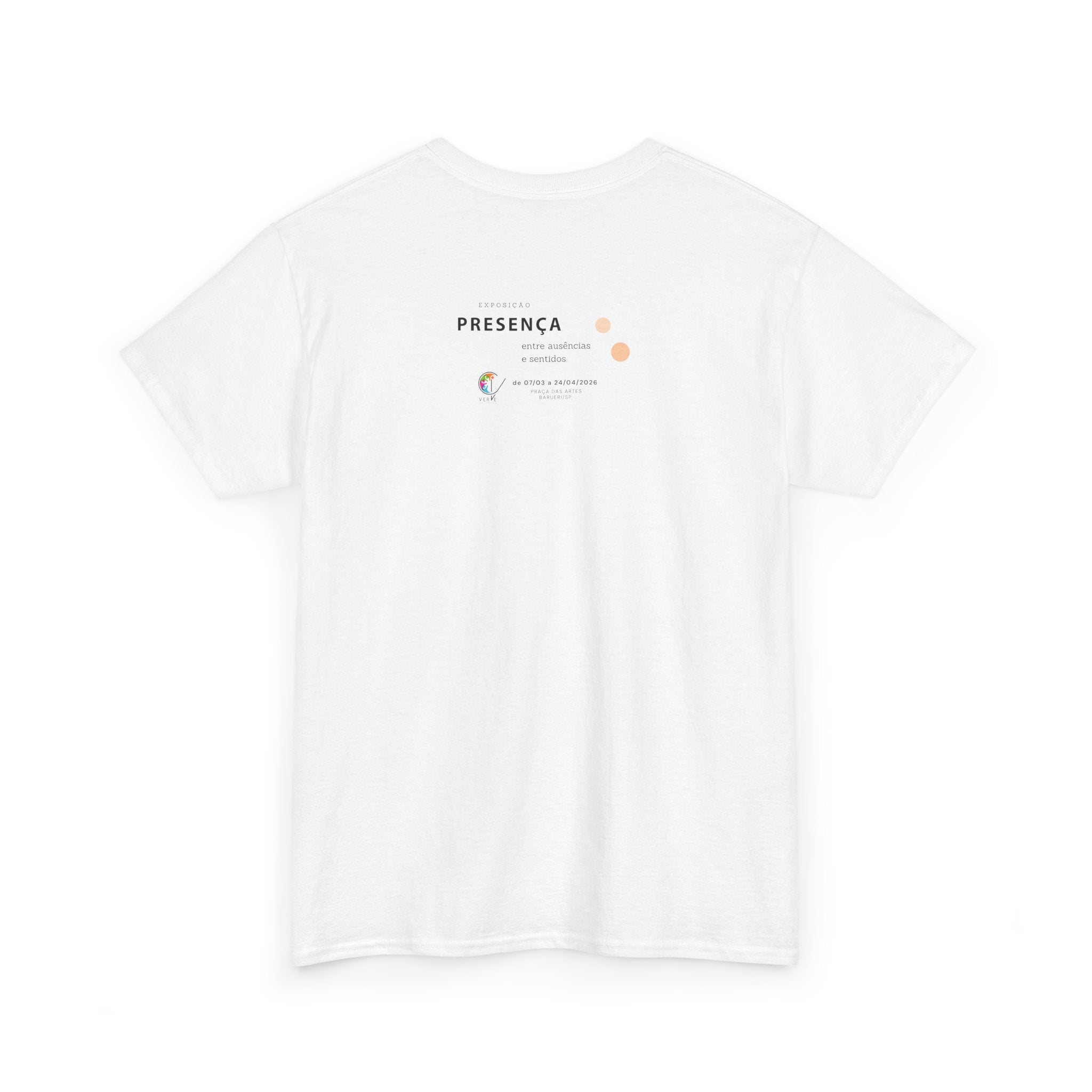 Camiseta UNISEX "Presença" - 100% Algodão