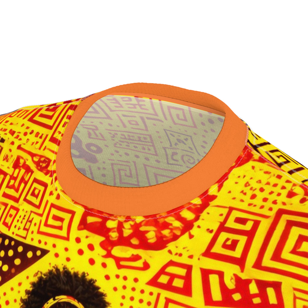 Camiseta Mulher Africana - Impressão Total - Assinada por Cris Rosa